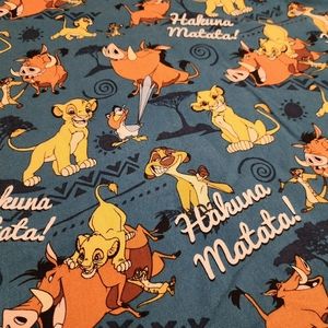 Disney Lion King scrub top